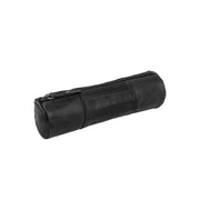 Black Leather Pencil Case Lea, front view