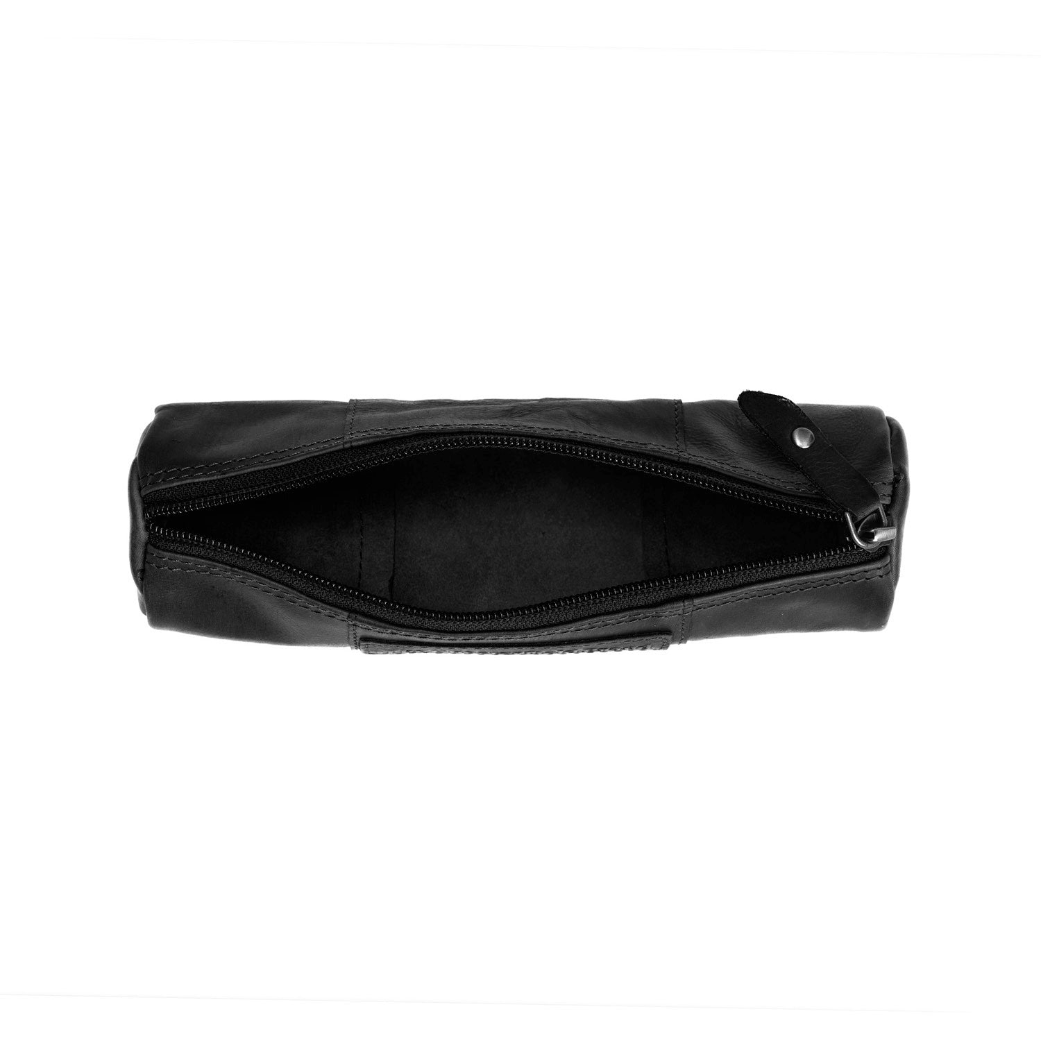 Black Leather Pencil Case Lea, product view 2