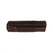 Brown Leather Pencil Case Lea, detail view 1