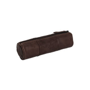 Brown Leather Pencil Case Lea, detail view 3