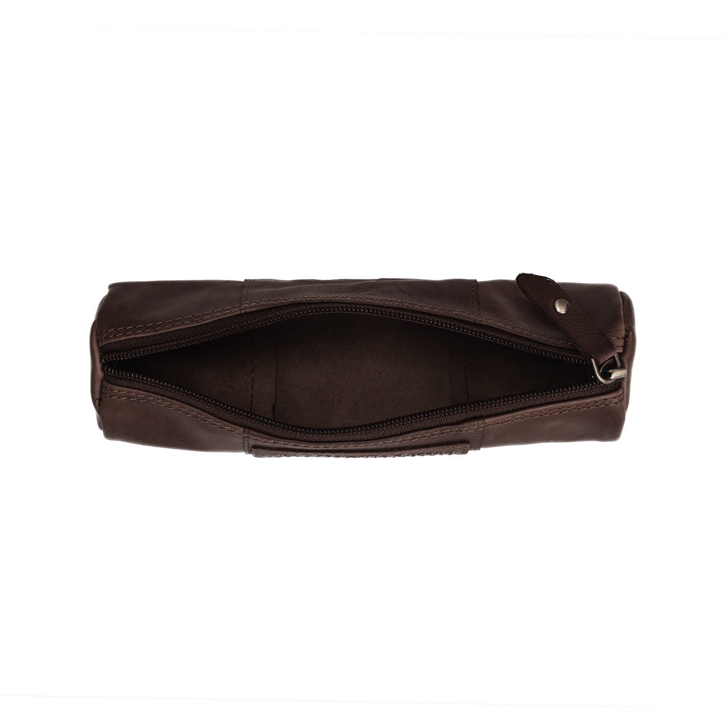 Brown Leather Pencil Case Lea, product view 2