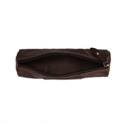 Brown Leather Pencil Case Lea, product view 2