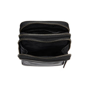 Black Leather Phone Bag Alesund, detail view 4