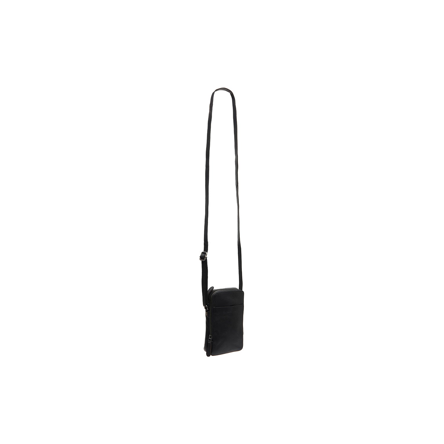 Black Leather Phone Bag Alesund, product view 2