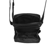 Black Leather Phone Bag Hamilton, detail view 1