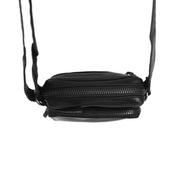Black Leather Phone Bag Hamilton, detail view 6