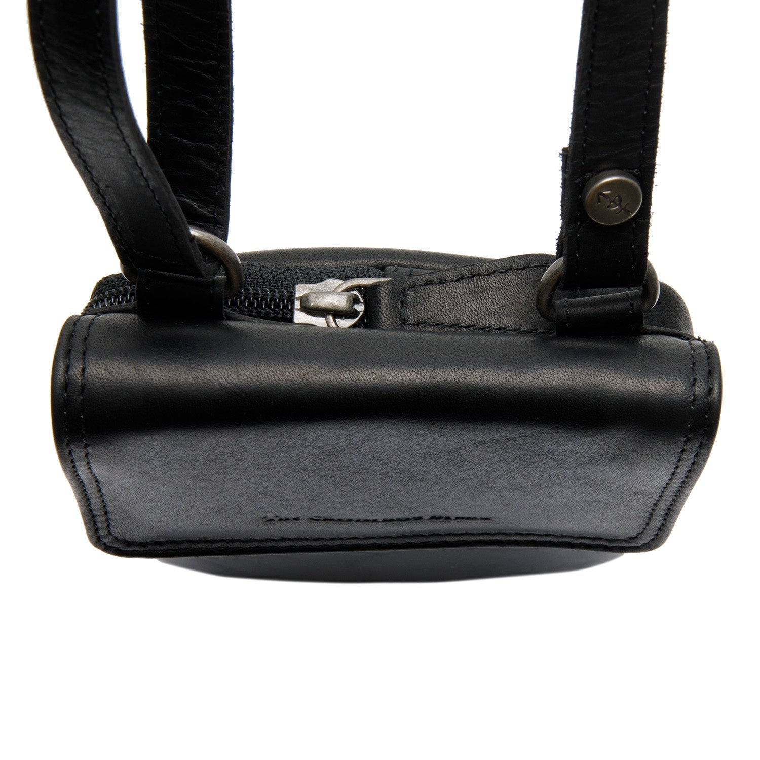 Black Leather Phone Bag Langley, detail view 1