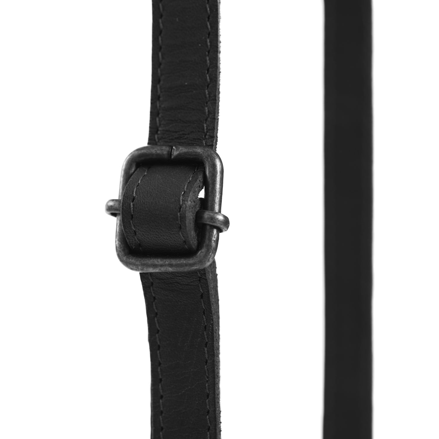 Black Leather Phone Bag Malaga, detail view 5