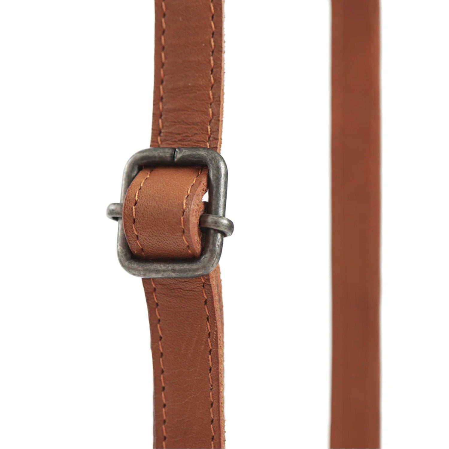 Cognac Leather Phone Bag Malaga, detail view 1