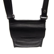 Black Leather Phone Bag Nebra, detail view 3