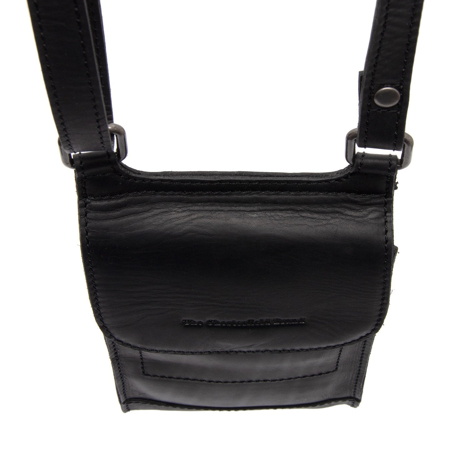 Black Leather Phone Bag Nebra, detail view 3