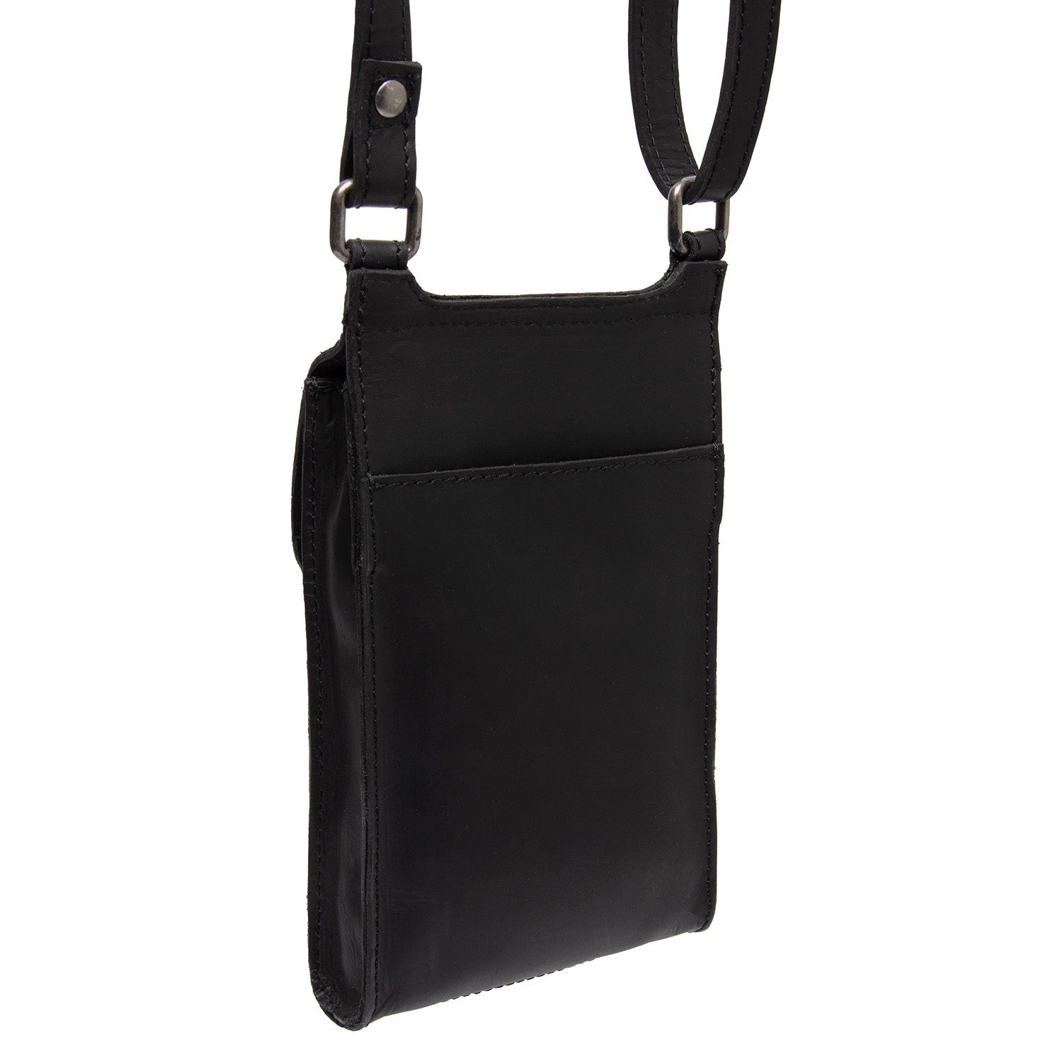 Black Leather Phone Bag Nebra, detail view 5