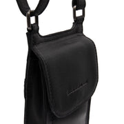 Black Leather Phone Bag Nebra, product view 3