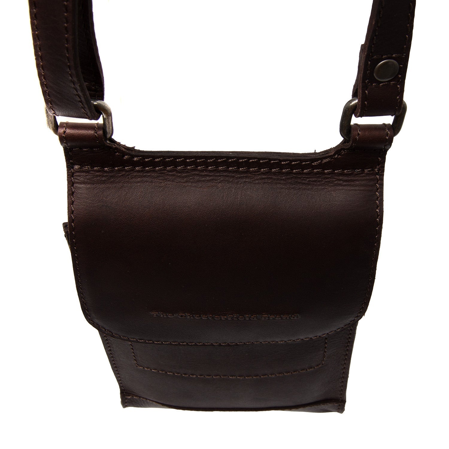 Brown Leather Phone Bag Nebra, detail view 1