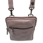Lavender Lilac Leather Phone Bag Salta, detail view 1
