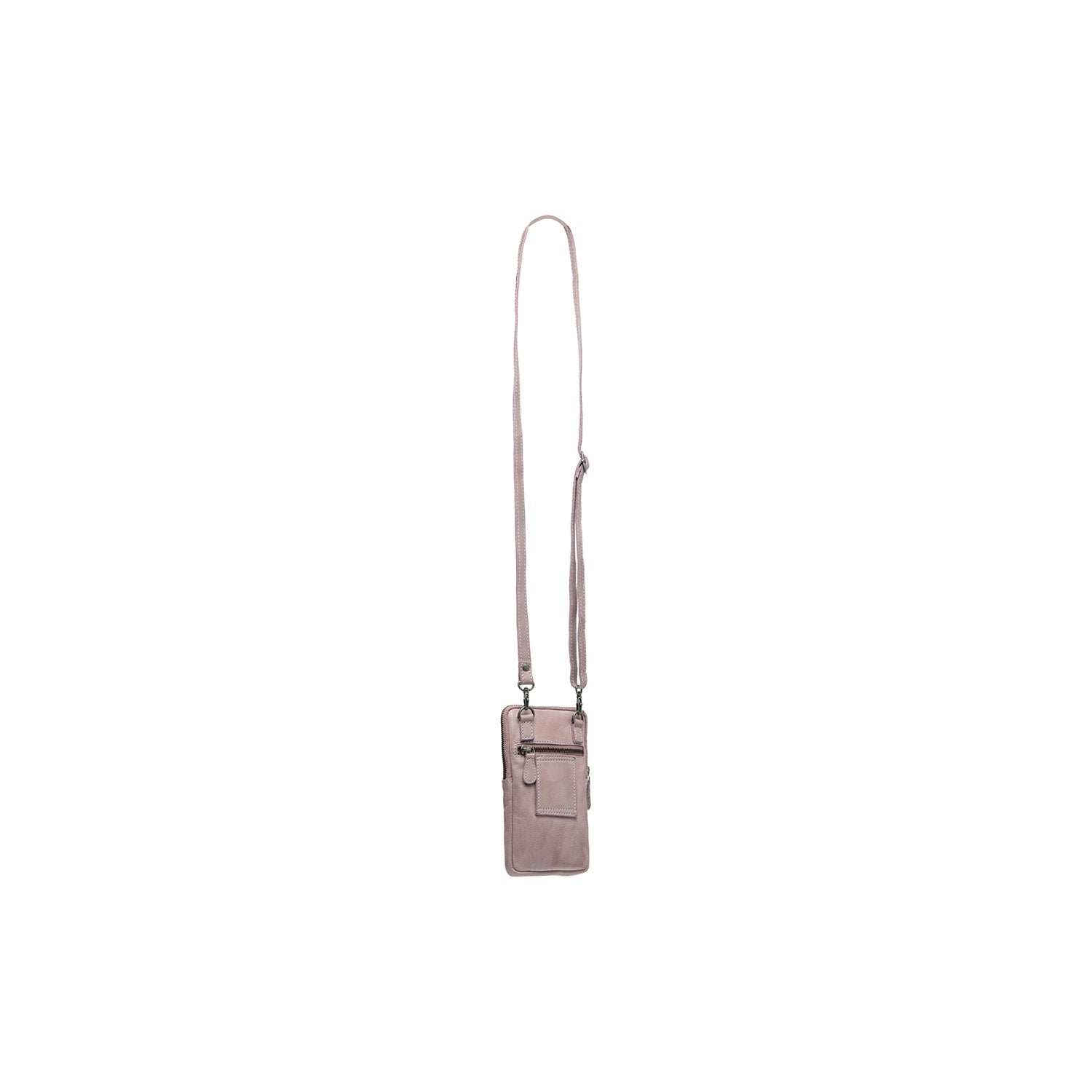 Lavender Lilac Leather Phone Bag Salta, detail view 6