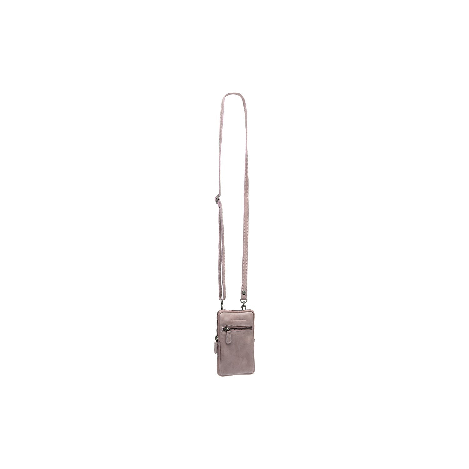 Lavender Lilac Leather Phone Bag Salta, product view 2