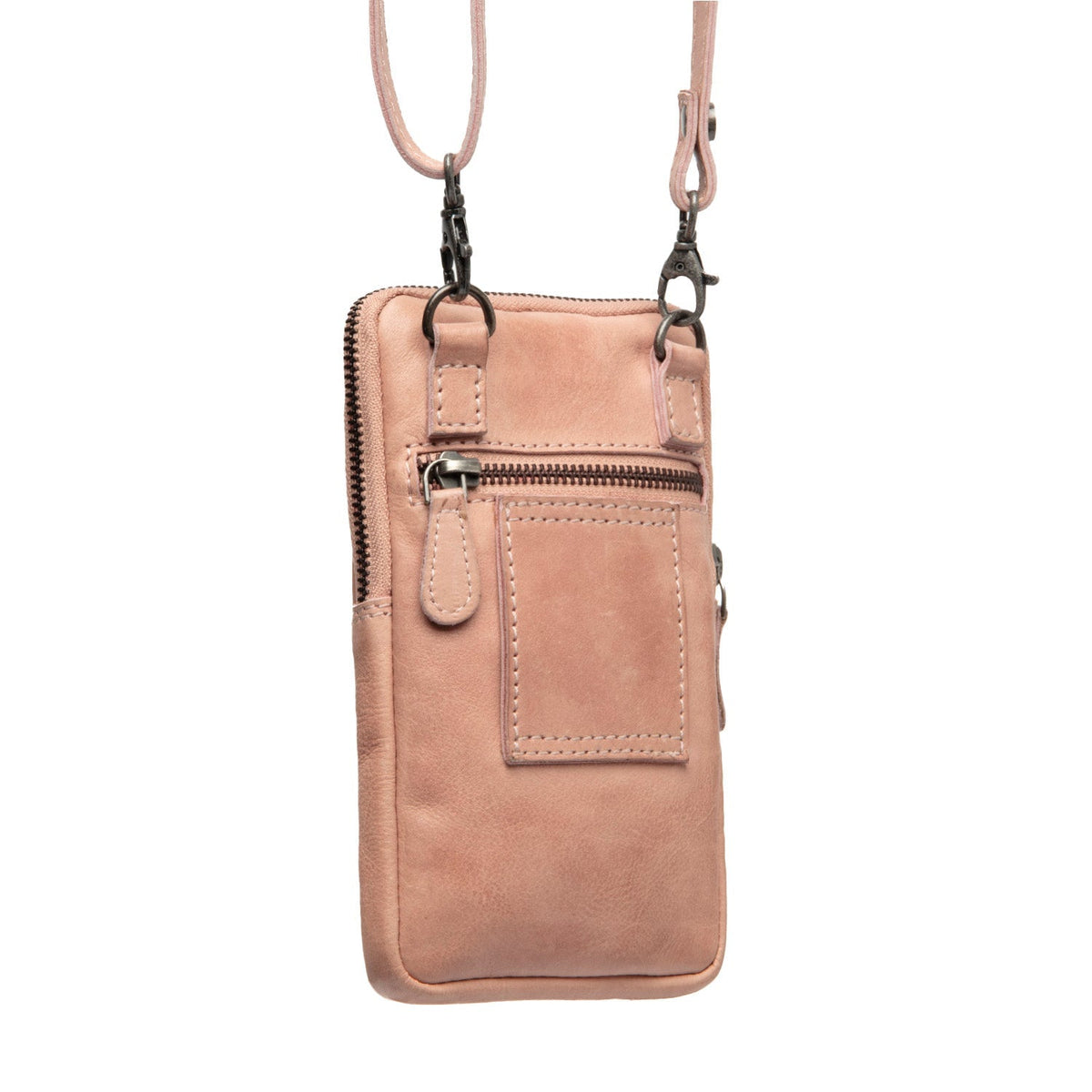 Vintage Rose Leather Phone Bag Salta, detail view 6