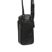 Black Leather Phone Bag Valdes, detail view 6