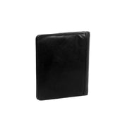 Black Leather Portfolio Barnet, detail view 3