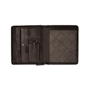 Brown Leather Portfolio Barnet, product view 2