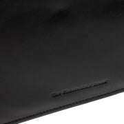 Black Leather Portfolio Moreton, detail view 1