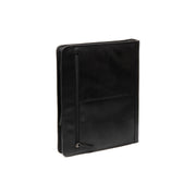 Black Leather Portfolio Moreton, detail view 4
