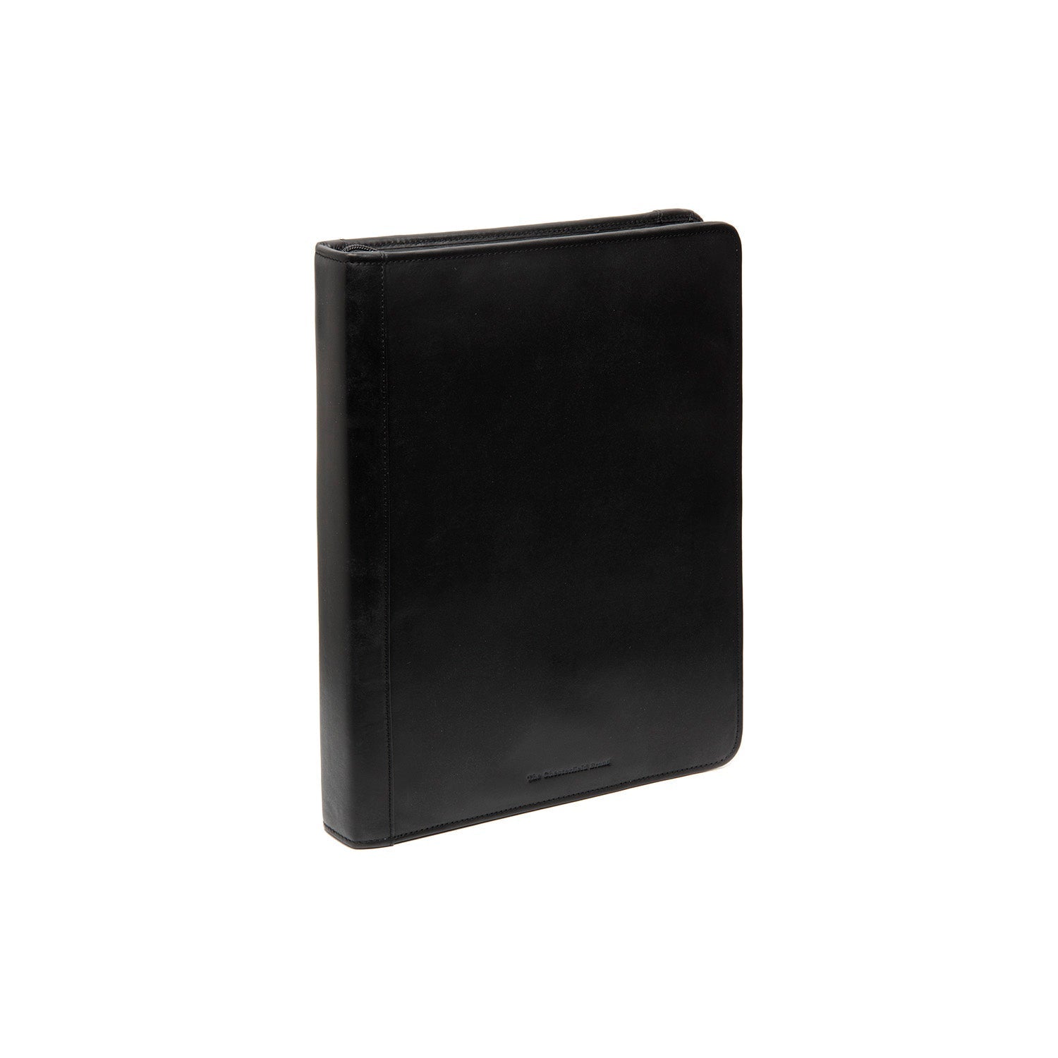 Black Leather Portfolio Moreton, front view