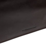 Brown Leather Portfolio Moreton, detail view 1