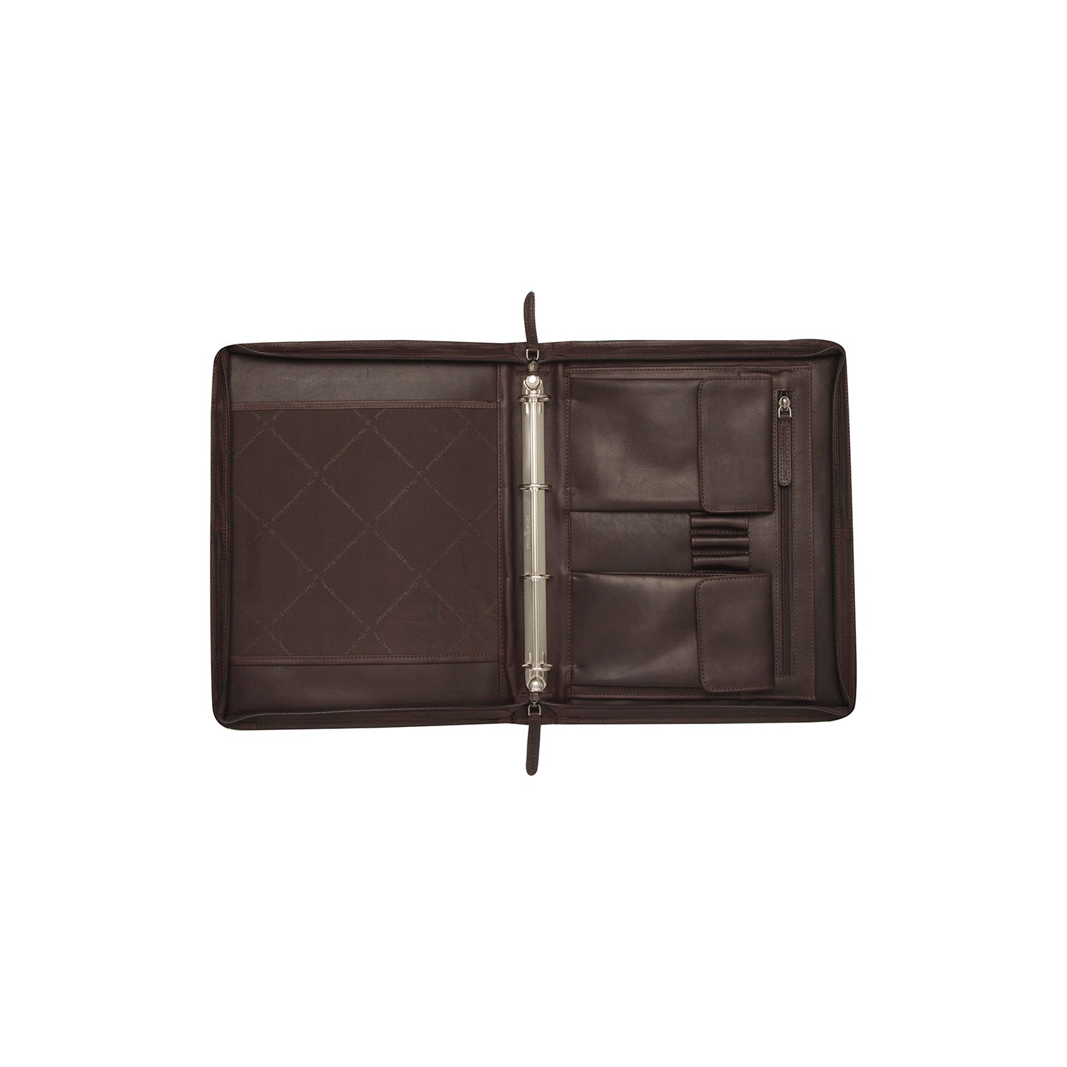 Brown Leather Portfolio Moreton, product view 2