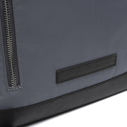 Light Grey Leather Roll-top Backpack Bornholm, detail view 3