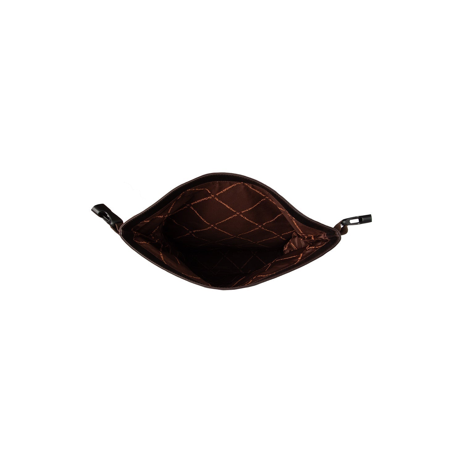 Brown Leather Roll-top Backpack Mazara, product view 3