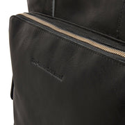 Black Leather Shopper Alicante, detail view 1