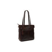 Brown Leather Shopper Alicante, detail view 3