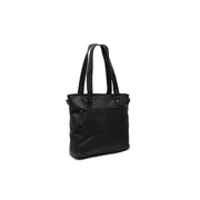 Black Leather Shopper Rome, detail view 4