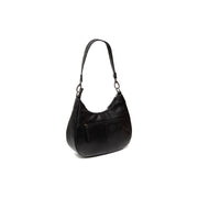 Black Leather Shoulder Bag Alexandria, detail view 5
