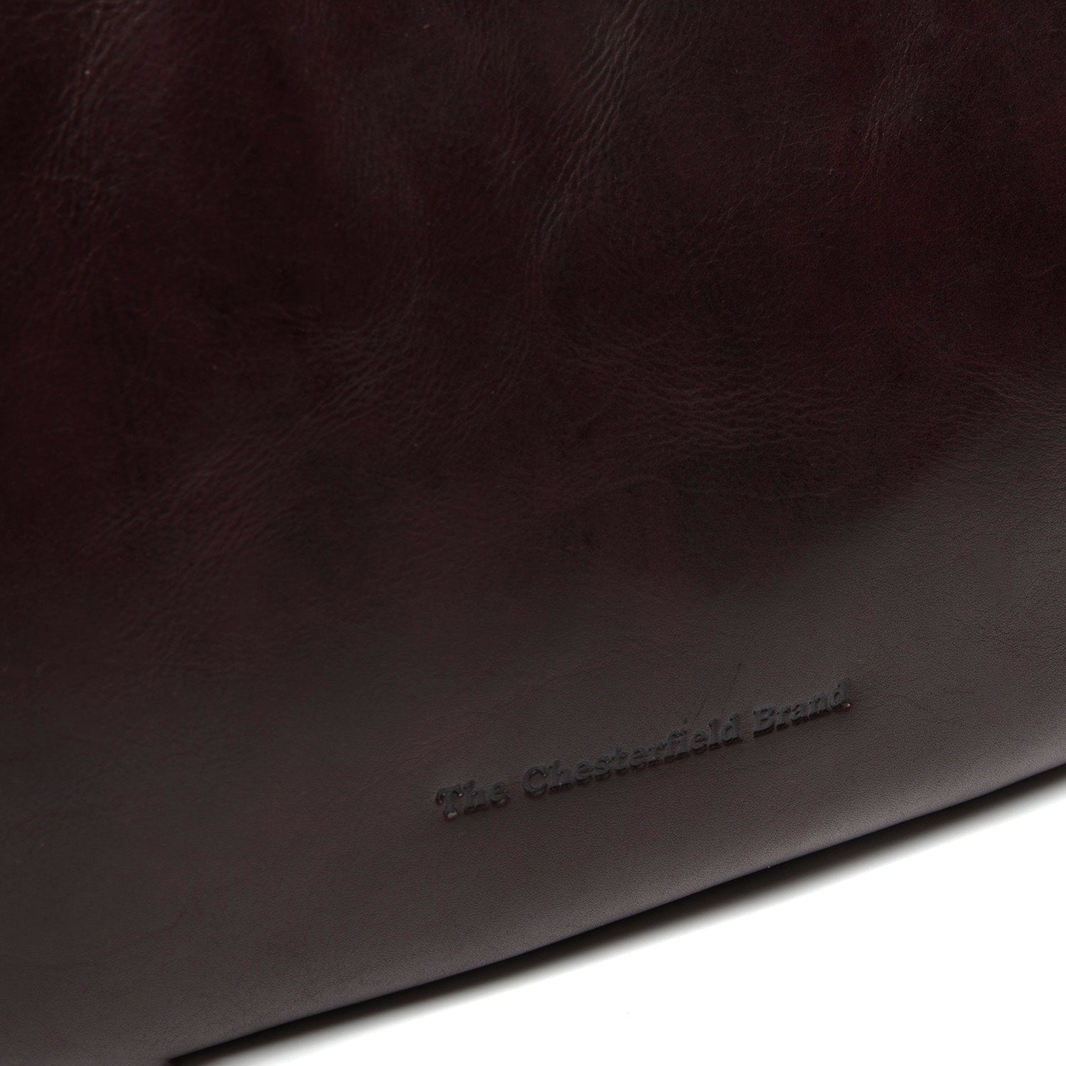 Brown Leather Shoulder Bag Alexandria, detail view 1