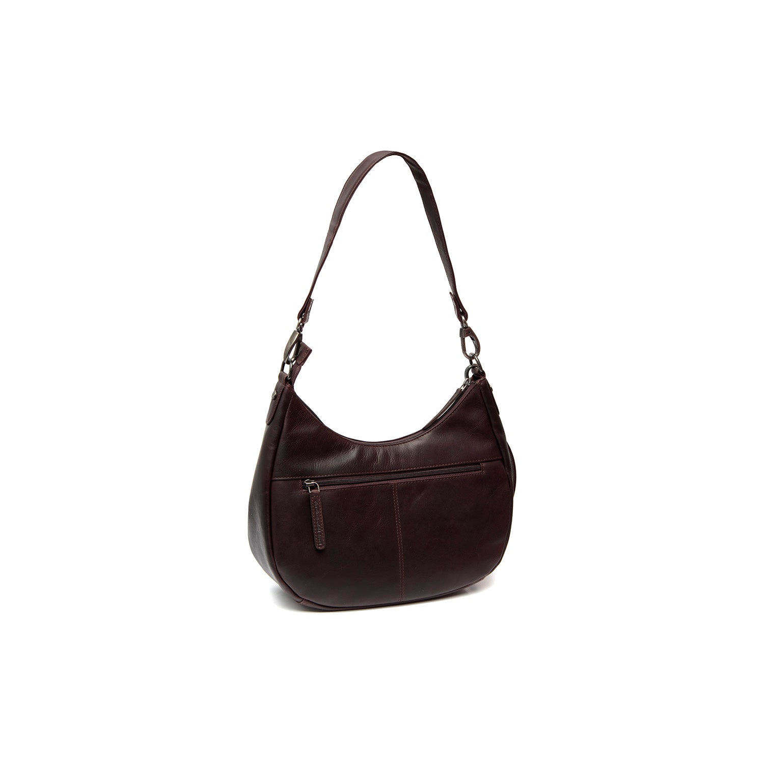 Brown Leather Shoulder Bag Alexandria, detail view 6