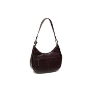 Brown Leather Shoulder Bag Alexandria, detail view 6