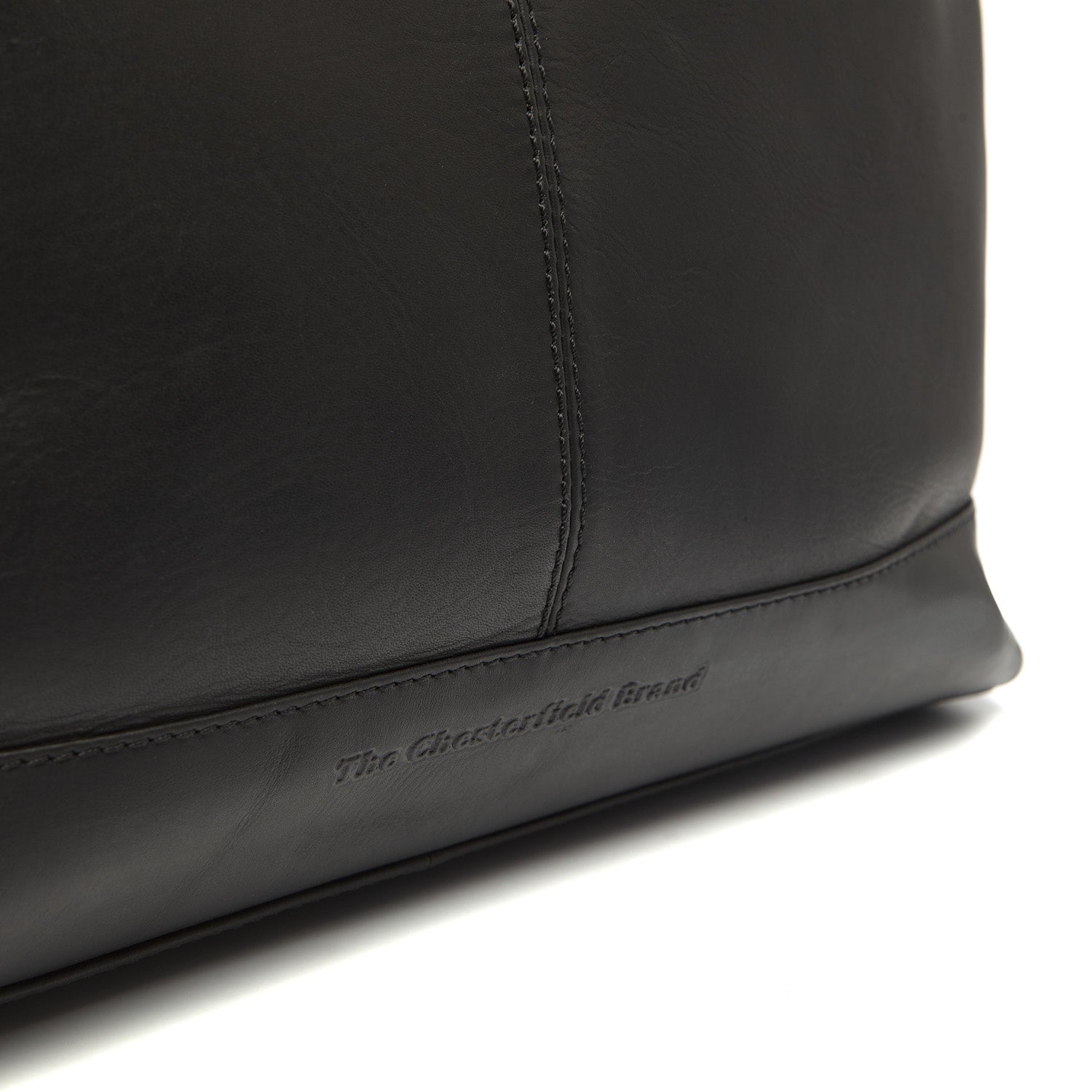 Black Leather Shoulder Bag Amelia, product view 3