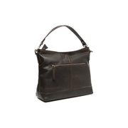 Brown Leather Shoulder Bag Amelia, detail view 5