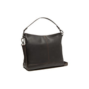 Brown Leather Shoulder Bag Amelia, front view