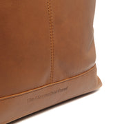 Cognac Leather Shoulder Bag Amelia, detail view 3