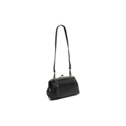 Black Leather Shoulder Bag Andrade, detail view 4
