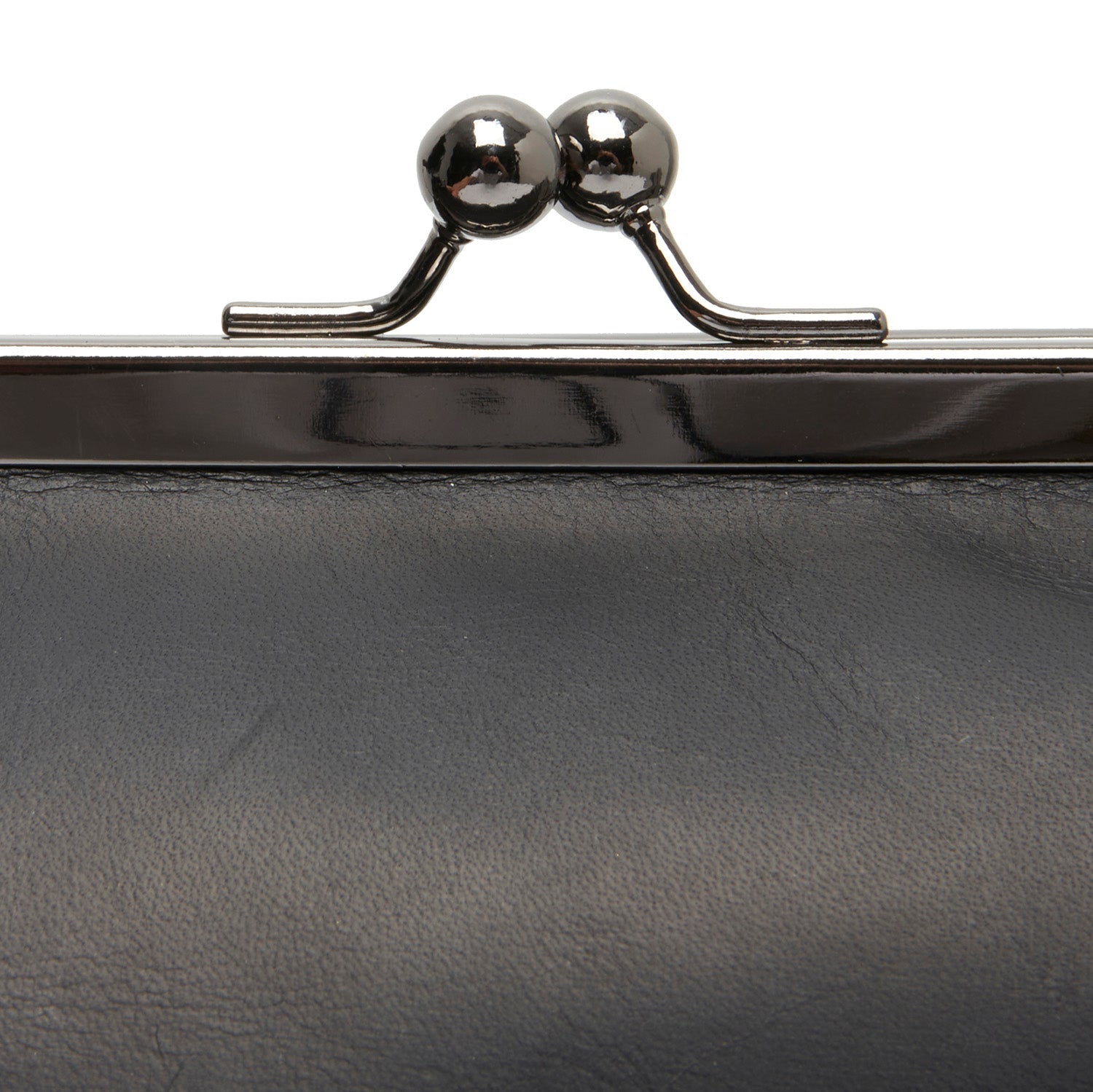 Black Leather Shoulder Bag Andrade, product view 2