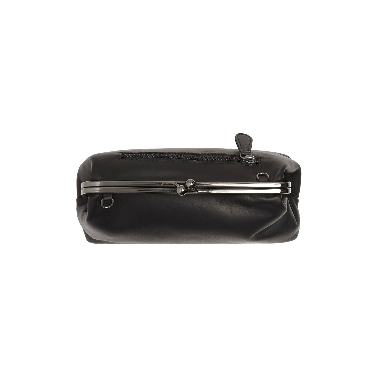 Black Leather Shoulder Bag Andrade, product view 3