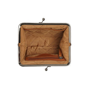 Cognac Leather Shoulder Bag Andrade, detail view 1