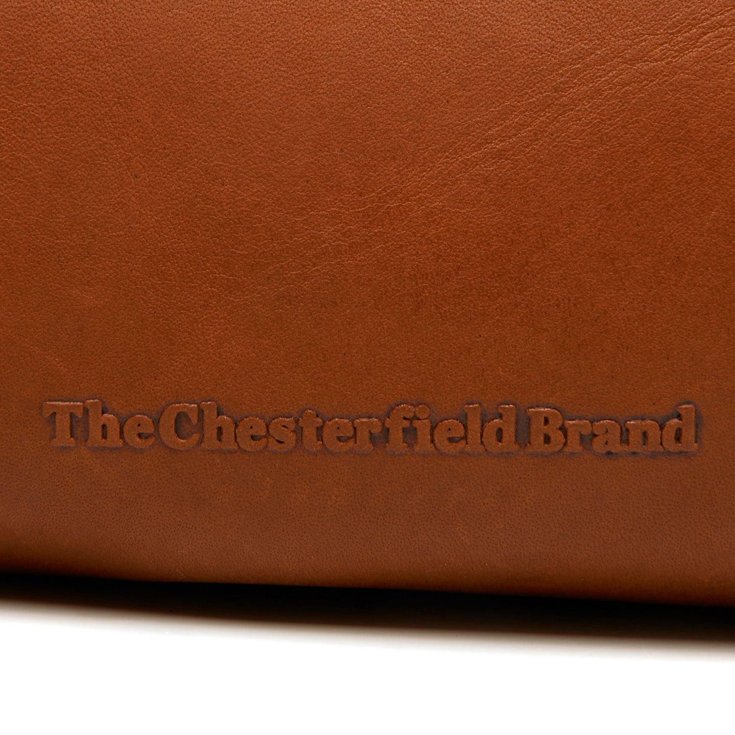 Cognac Leather Shoulder Bag Andrade, detail view 3