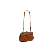 Cognac Leather Shoulder Bag Andrade, detail view 4