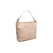 Beige Leather Shoulder Bag Astero, detail view 5